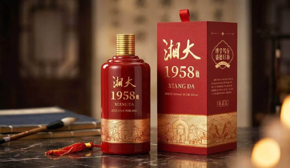 湘大纪念酒包装设计 — 非卖品